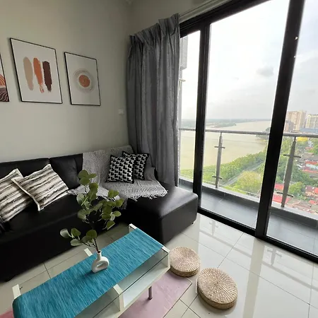 Riverview 8Pax 3Br In Kbtown Wi-Fi, B-1-3 Kota Bharu Exterior photo