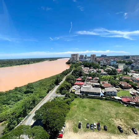 Riverview 8Pax 3Br In Kbtown Wi-Fi, B-1-3 Kota Bharu Exterior photo